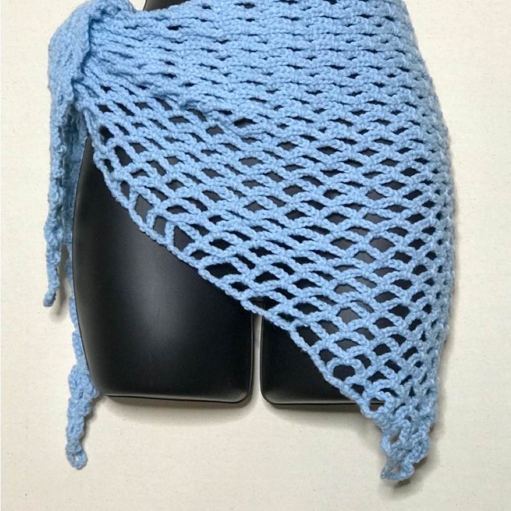 handmade Crochet swim coverup - Picture 3 of 4